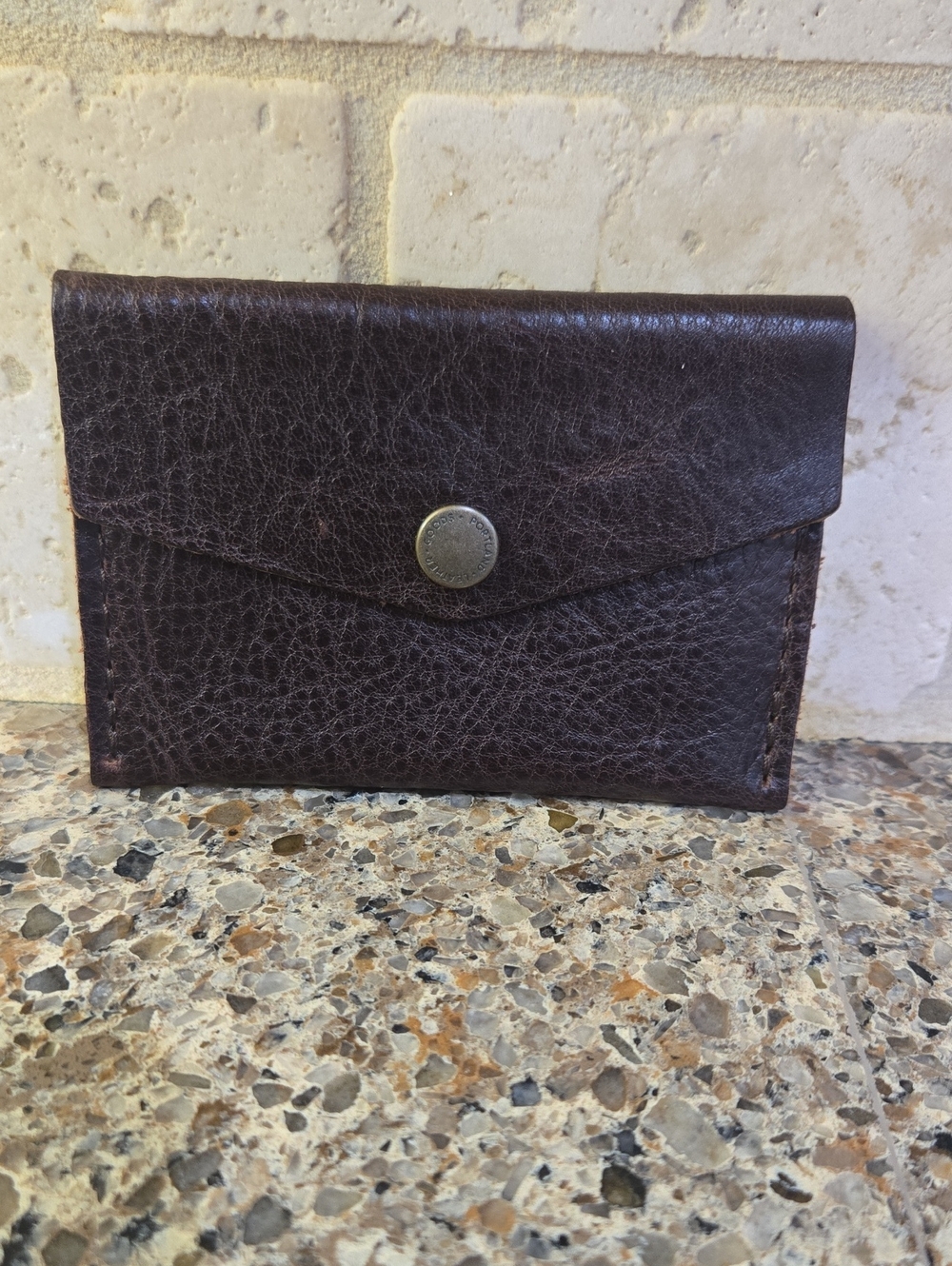 Portland leather Goods Envelope Wallet